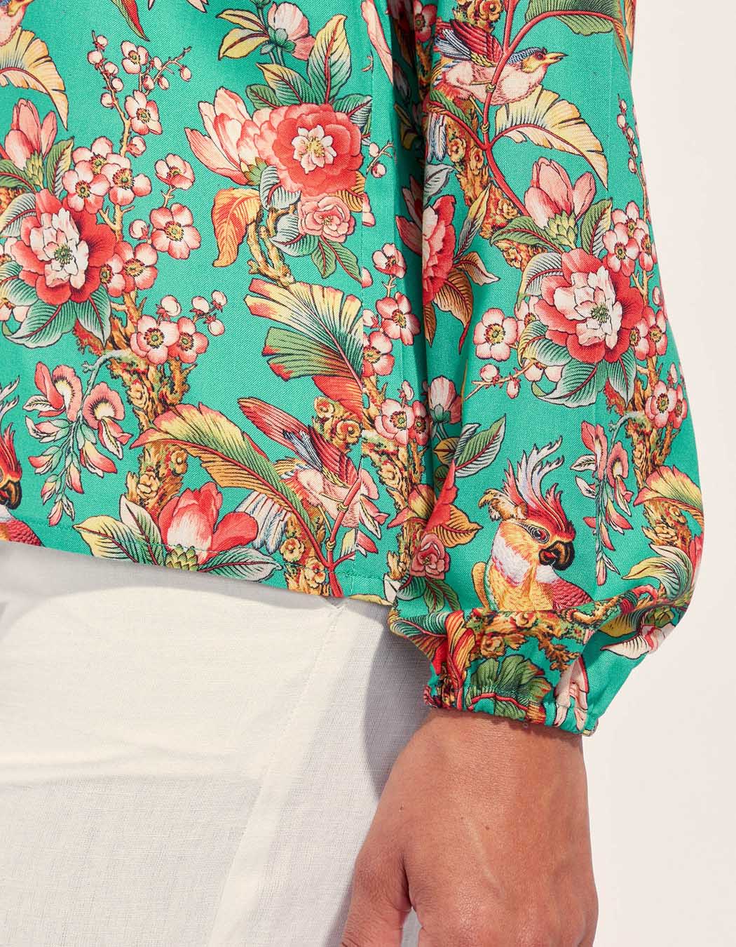 Blouse fluide imprimée Ecovero GALICIA