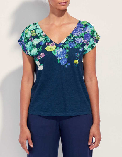 Tee shirt coton flammé bio BACACIANE