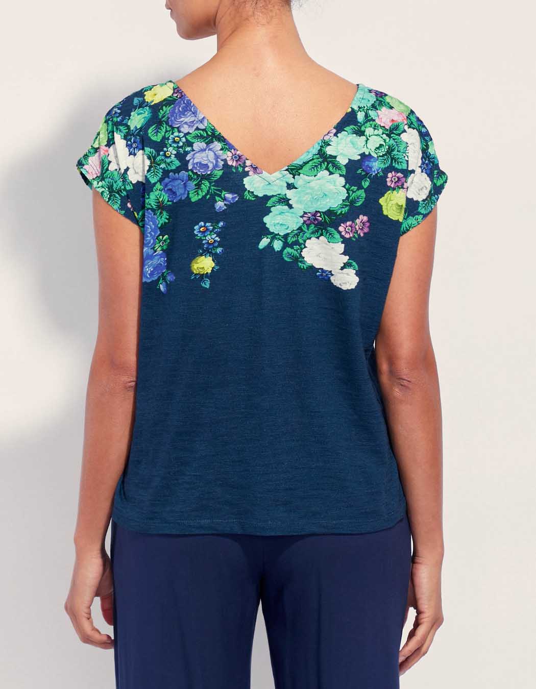 Tee shirt coton flammé bio BACACIANE