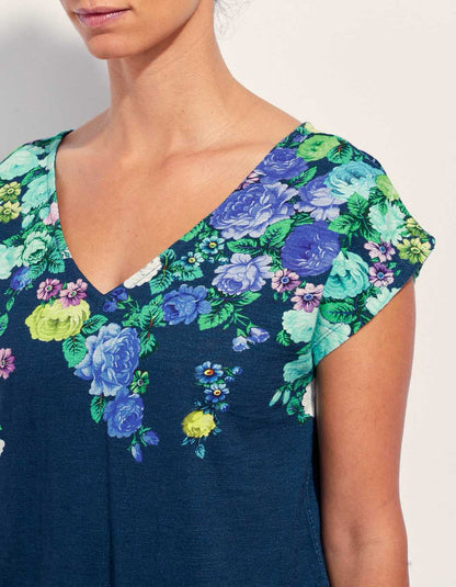 Tee shirt coton flammé bio BACACIANE