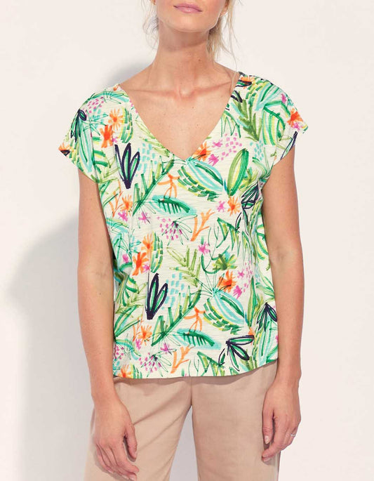 Tee shirt coton flammé bio BACACIANE