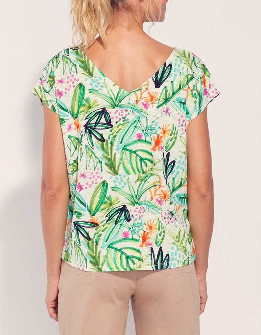 Tee shirt coton flammé bio BACACIANE
