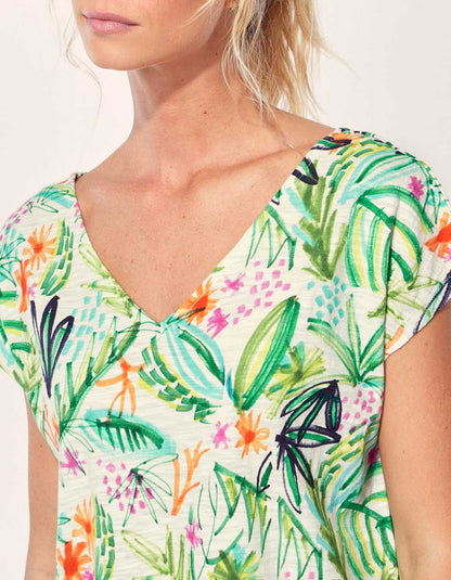 Tee shirt coton flammé bio BACACIANE