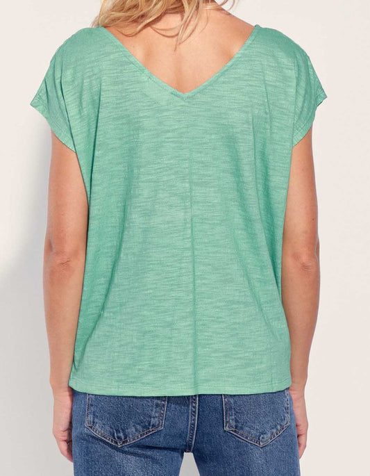 Tee shirt coton flammé bio BACACIANE