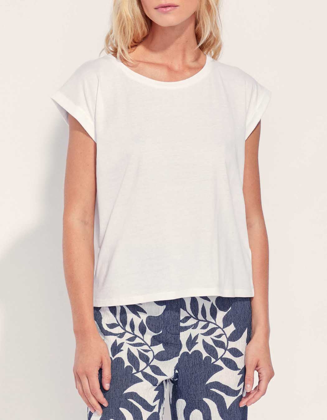 Tee shirt coton bio dentelle CEBANE