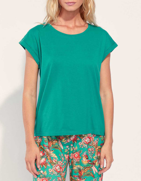 Tee shirt coton bio dentelle CEBANE