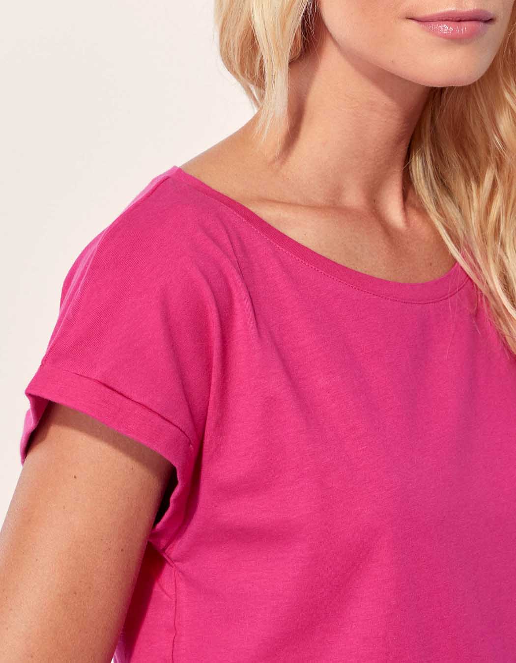 Tee shirt coton bio dentelle CEBANE