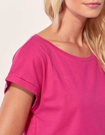 Tee shirt coton bio dentelle CEBANE