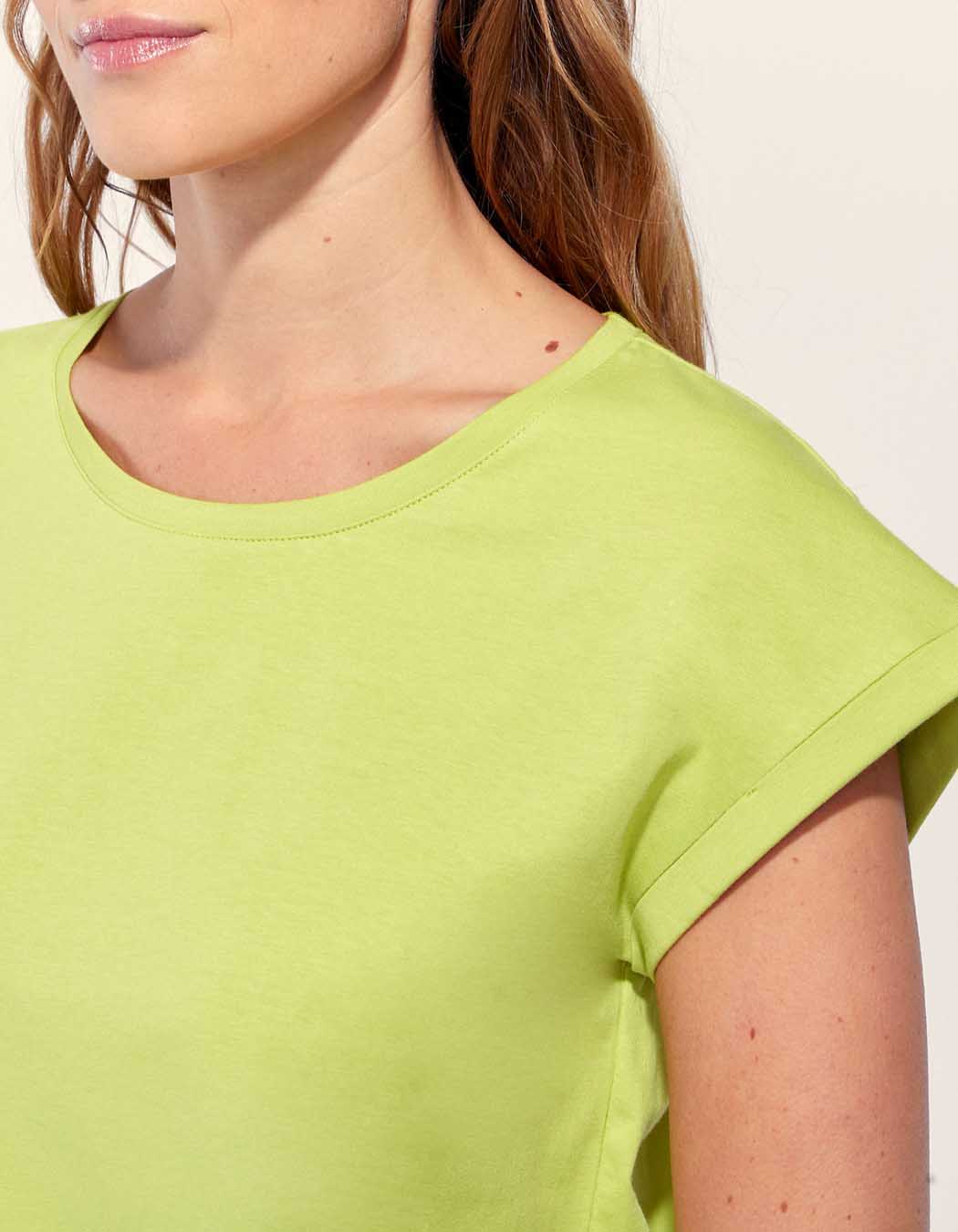 Tee shirt coton bio dentelle CEBANE