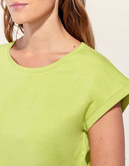 Tee shirt coton bio dentelle CEBANE