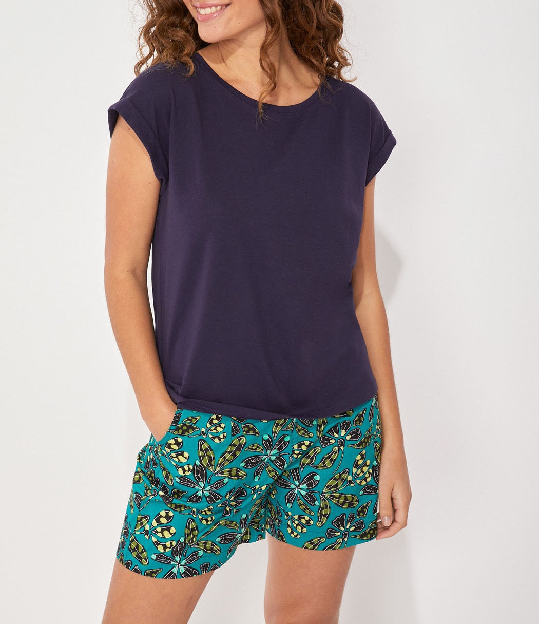 Tee shirt coton bio dentelle CEBANE