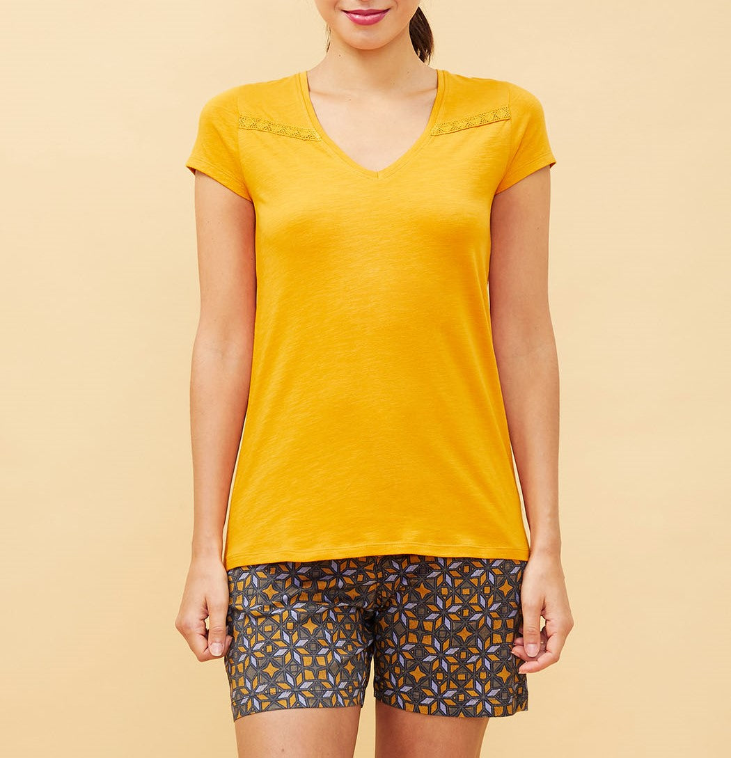 T-shirt coton bio manches courtes Daktari