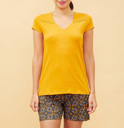 T-shirt coton bio manches courtes Daktari