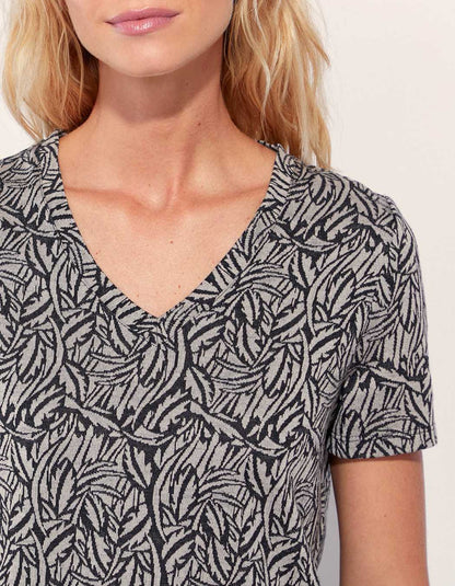 Tee shirt maille jacquard DAKTARINE