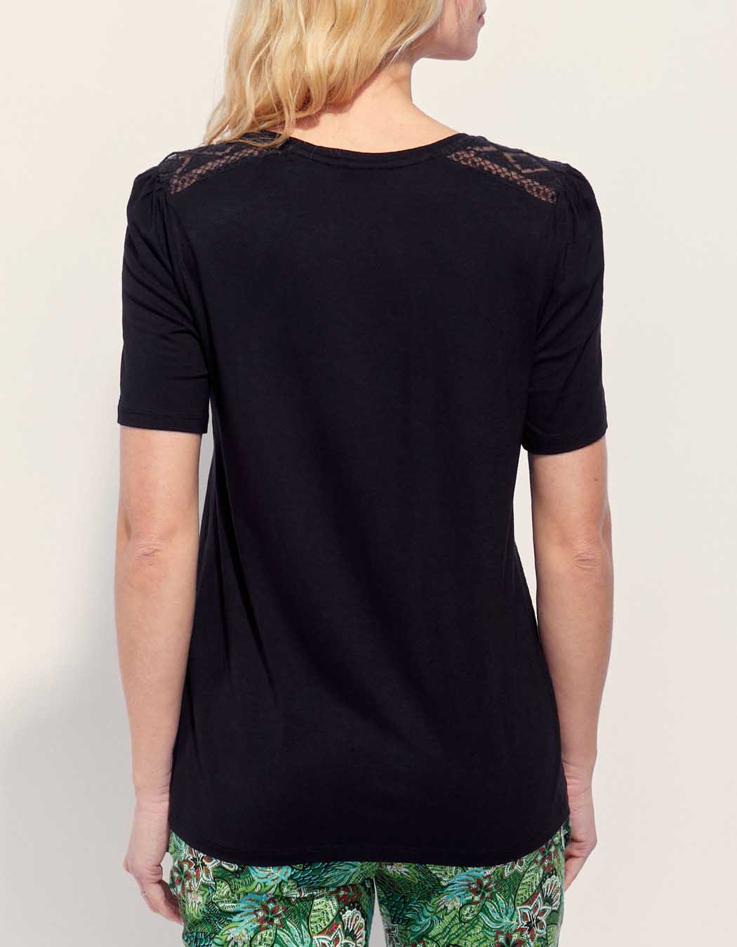 Tee shirt dentelle Ecovero FLORES