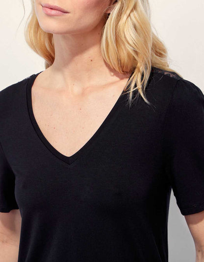 Tee shirt dentelle Ecovero FLORES