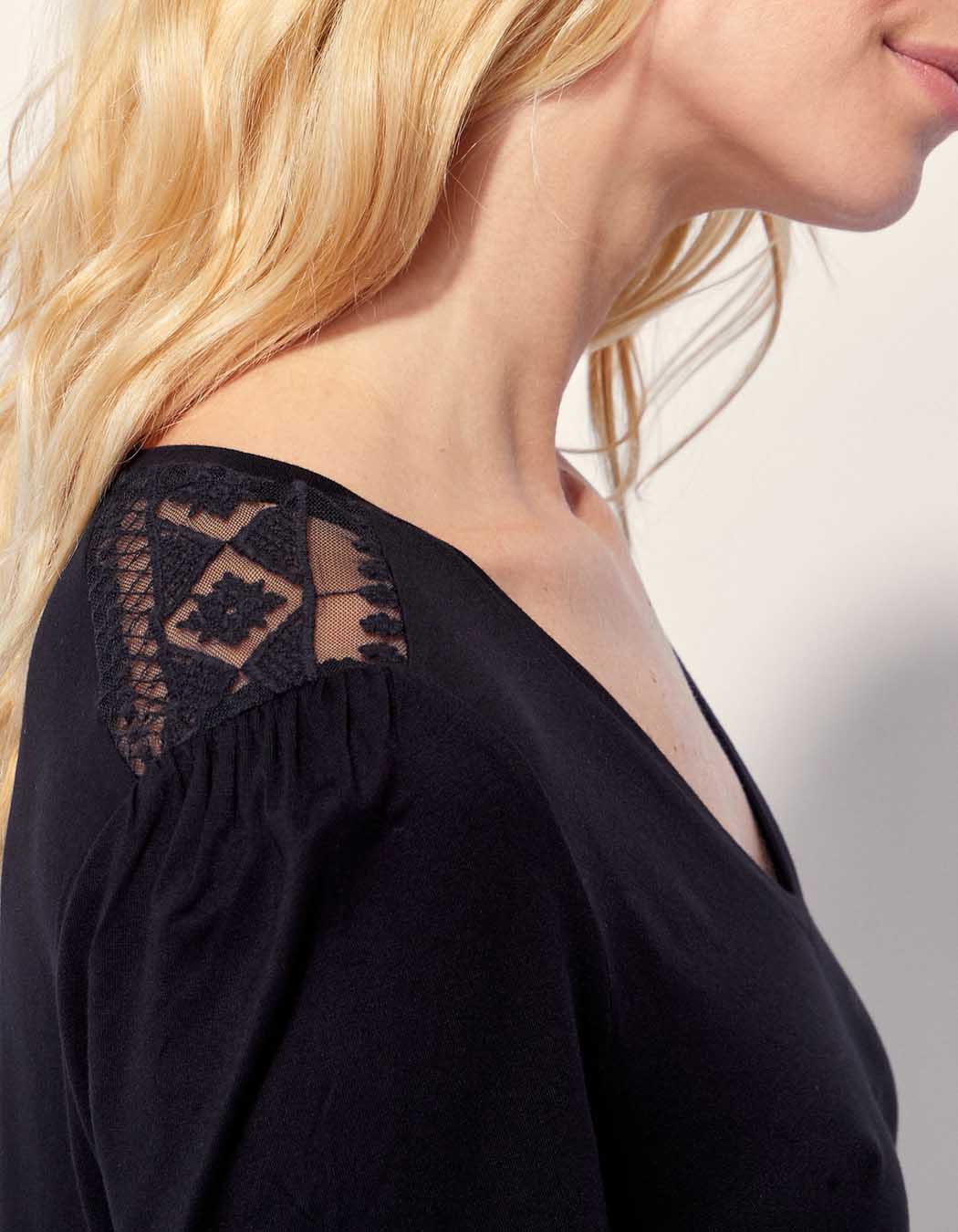 Tee shirt dentelle Ecovero FLORES
