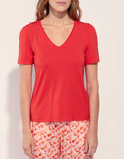 Tee shirt dentelle Ecovero FLORES