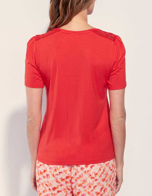 Tee shirt dentelle Ecovero FLORES