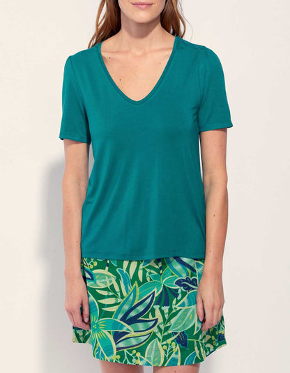 Tee shirt dentelle Ecovero FLORES