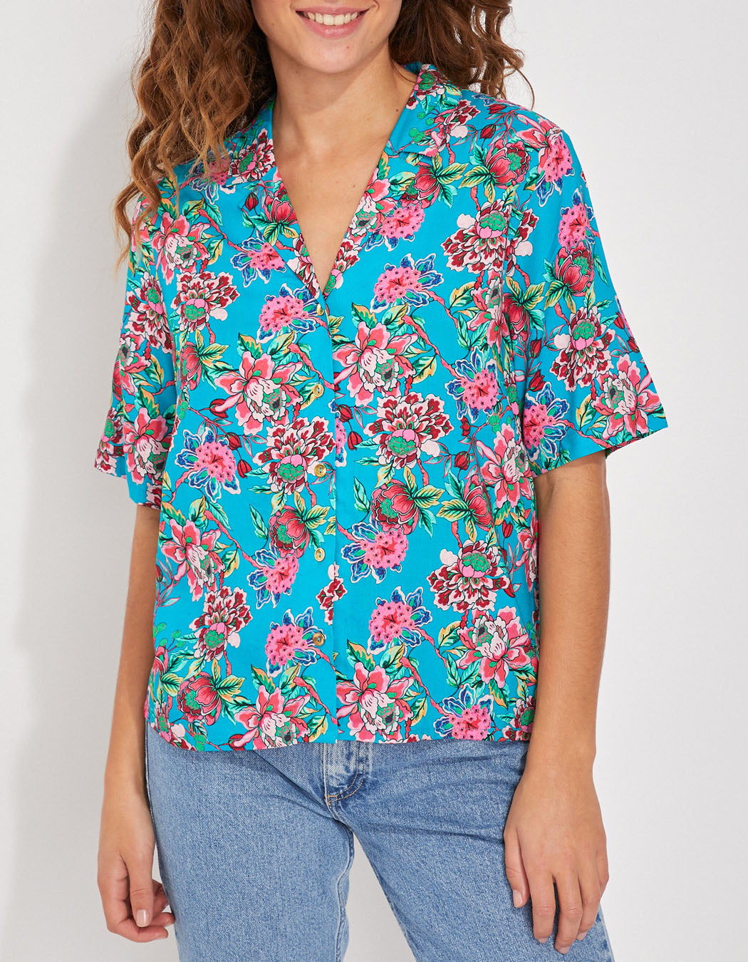 Chemise imprimée pyjama fluide Ecovero KENDAH