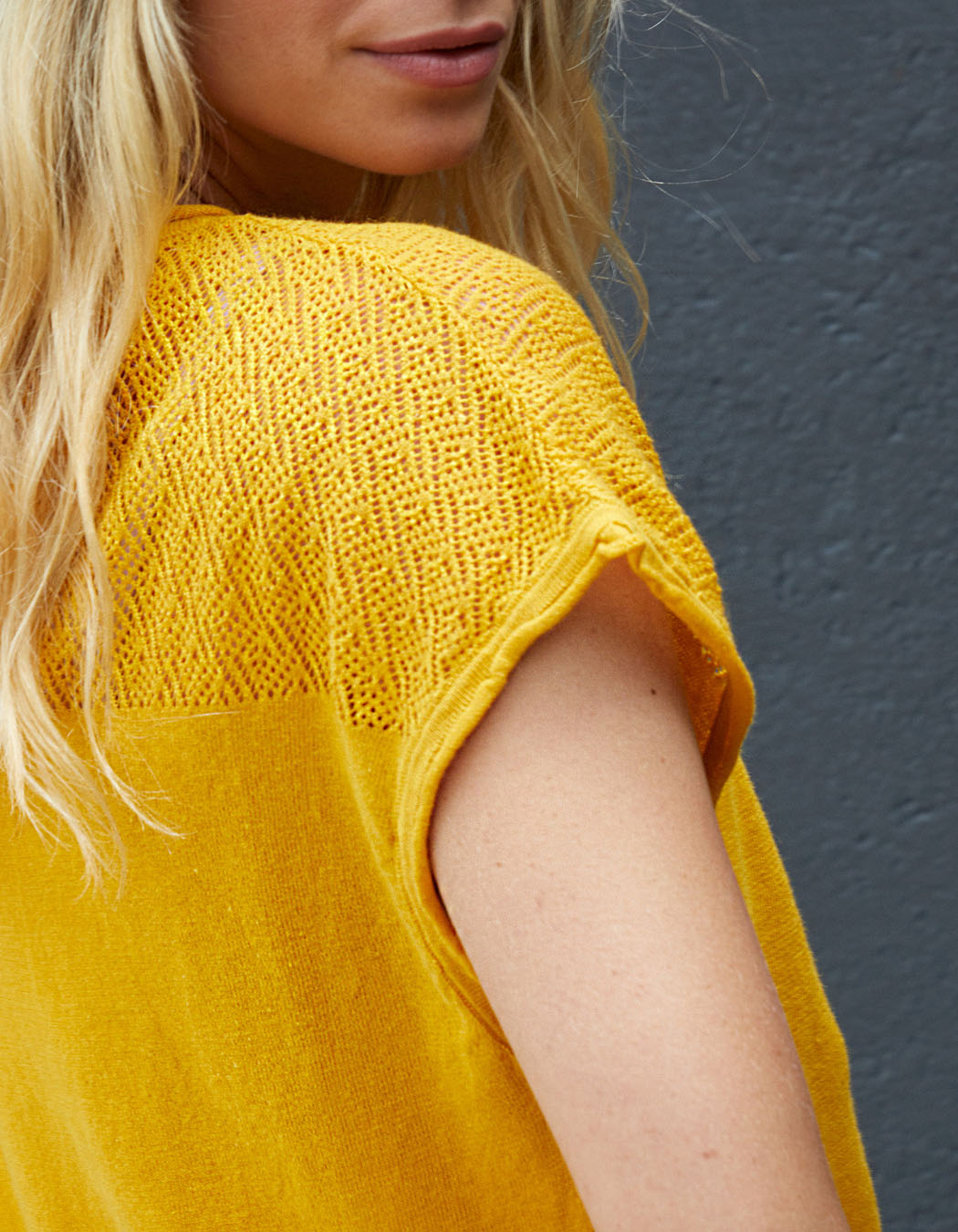 Top coton ajouré maille MANTRAS