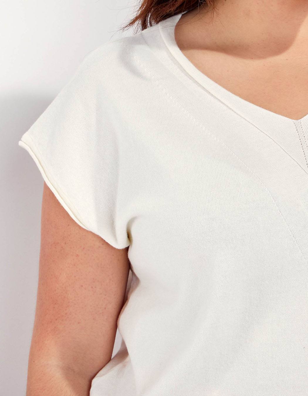 Tee-shirt col V imprimé SUMATRA