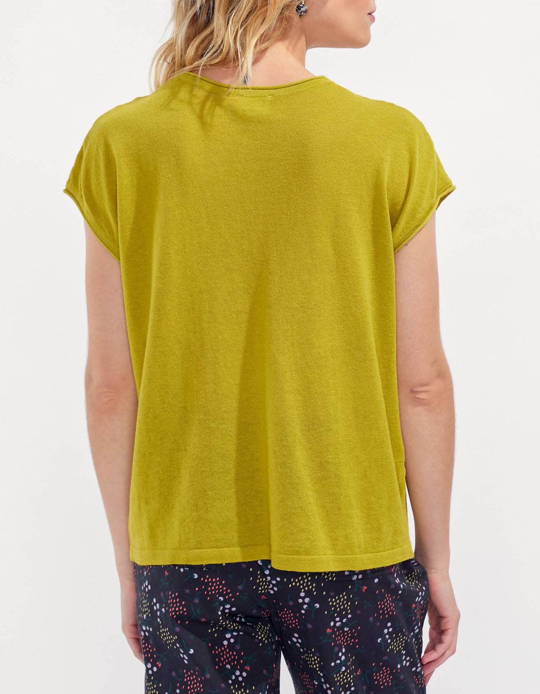 Tee-shirt col V imprimé SUMATRA