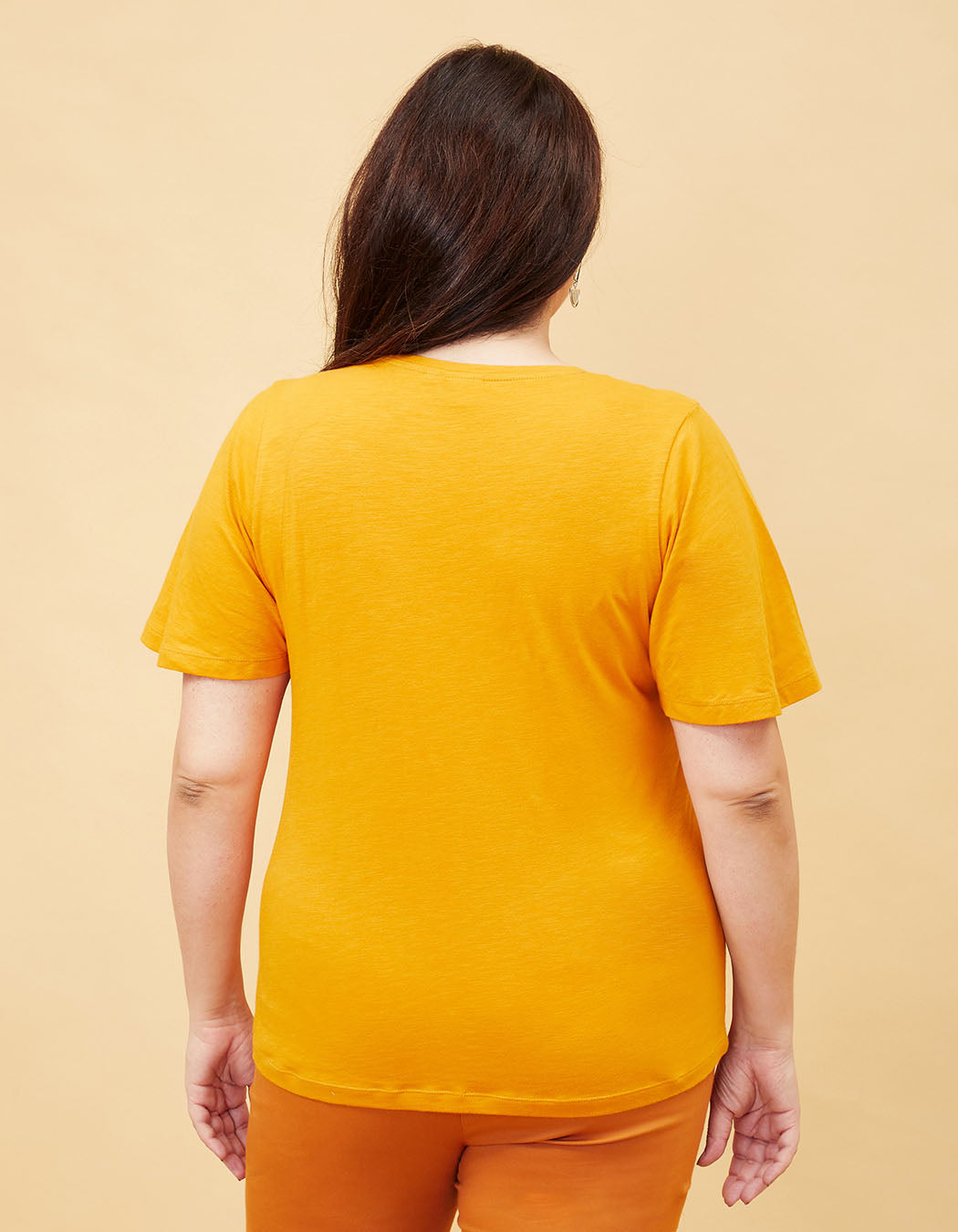 T-shirt coton bio manches papillon Telly | 36 au 56