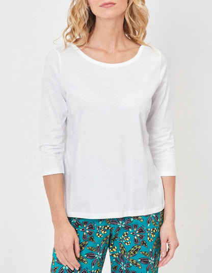 T-shirt col bateau coton bio BRUNEI