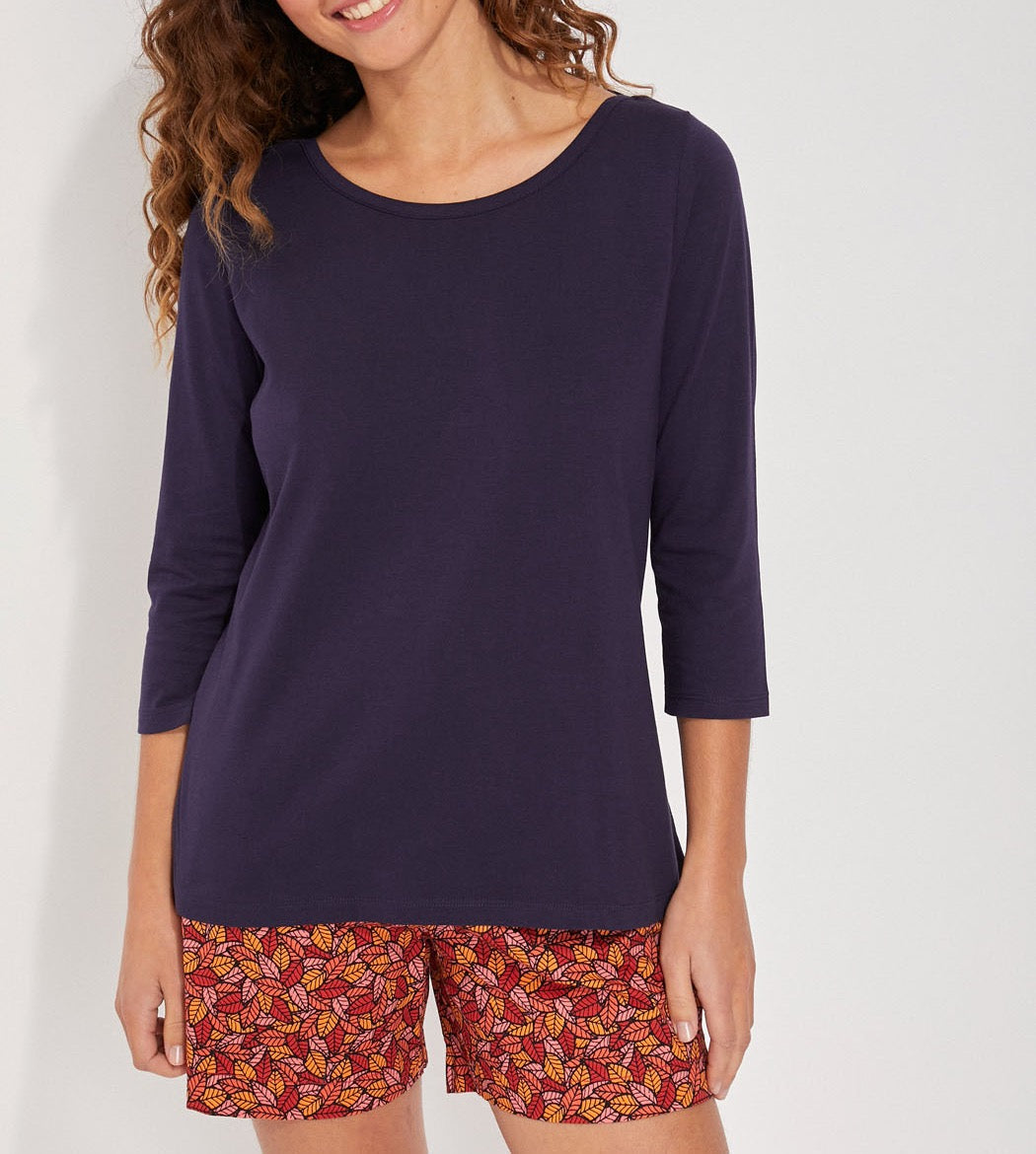 T-shirt col bateau coton bio BRUNEI