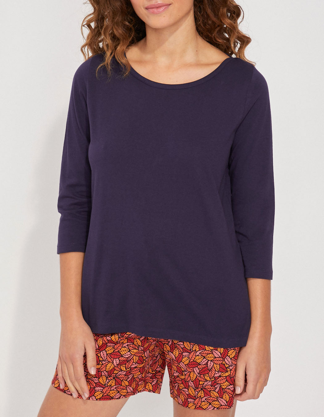 T-shirt col bateau coton bio BRUNEI