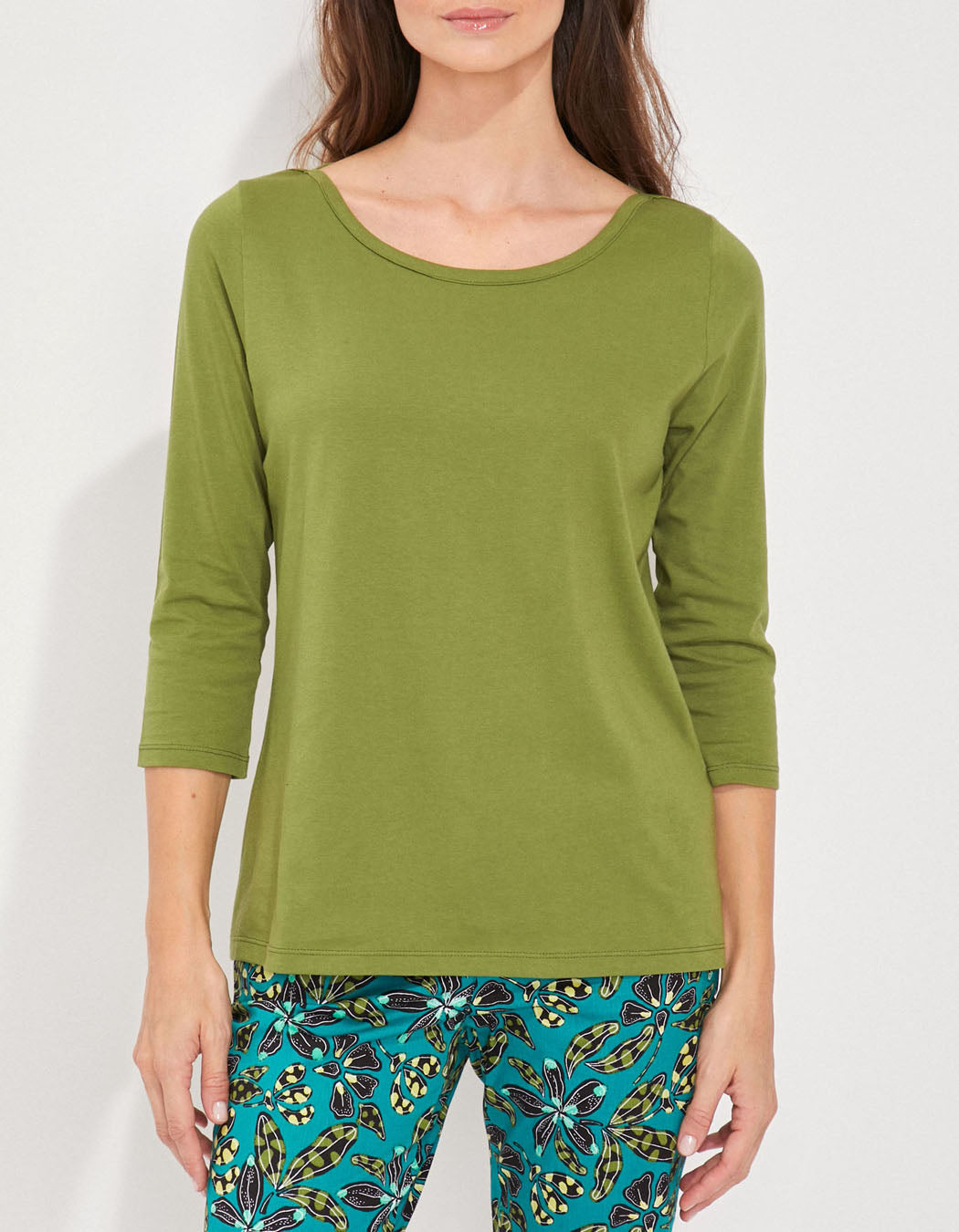 T-shirt col bateau coton bio BRUNEI