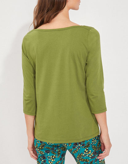 T-shirt col bateau coton bio BRUNEI