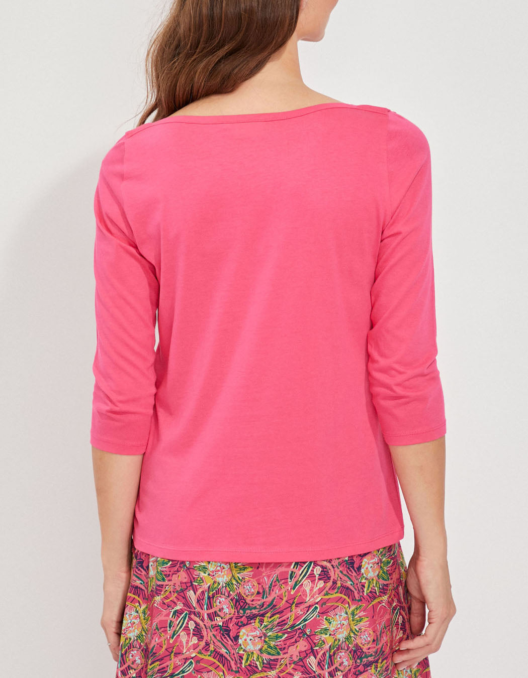 T-shirt col bateau coton bio BRUNEI