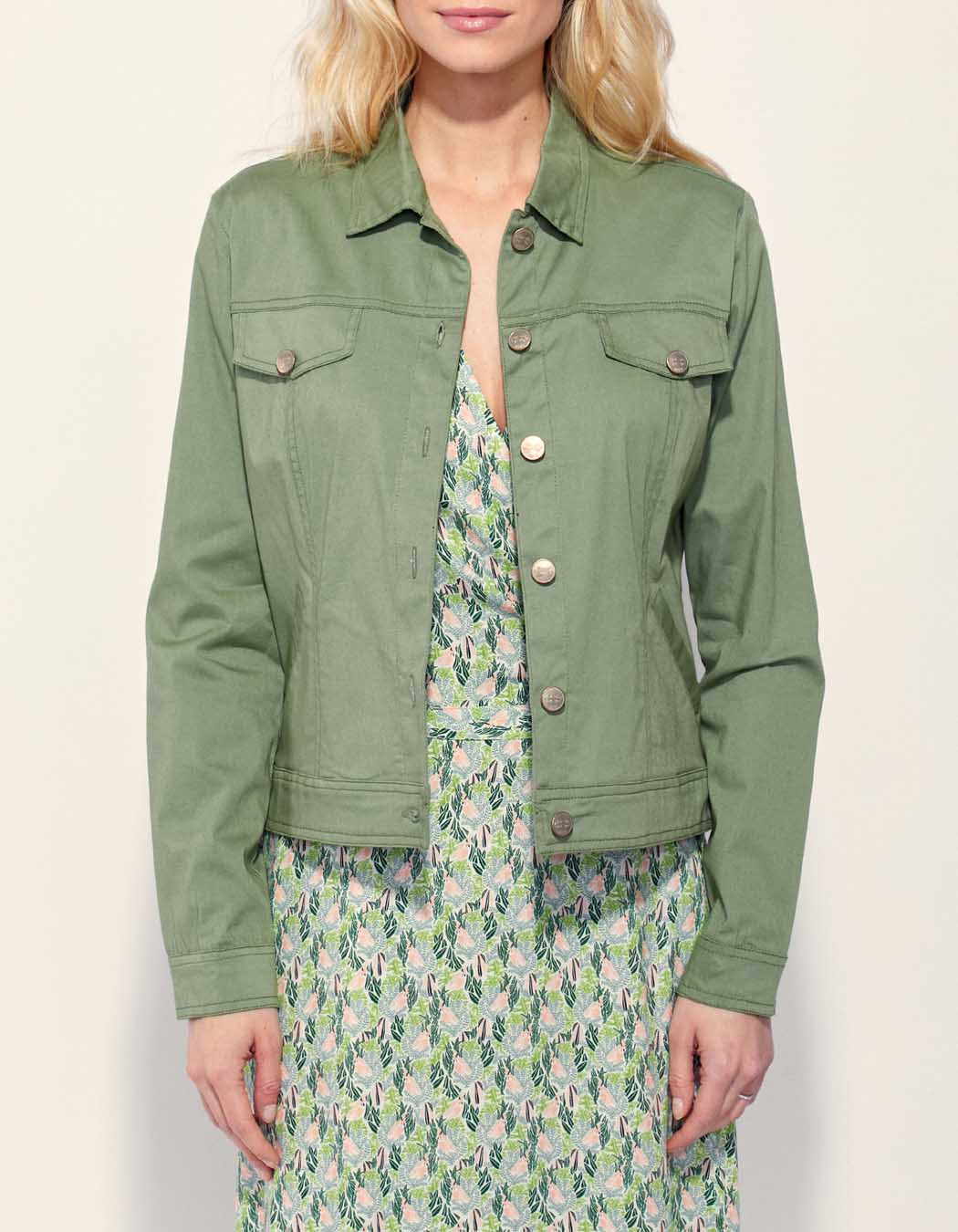 Veste coton esprit blouson ARACELY