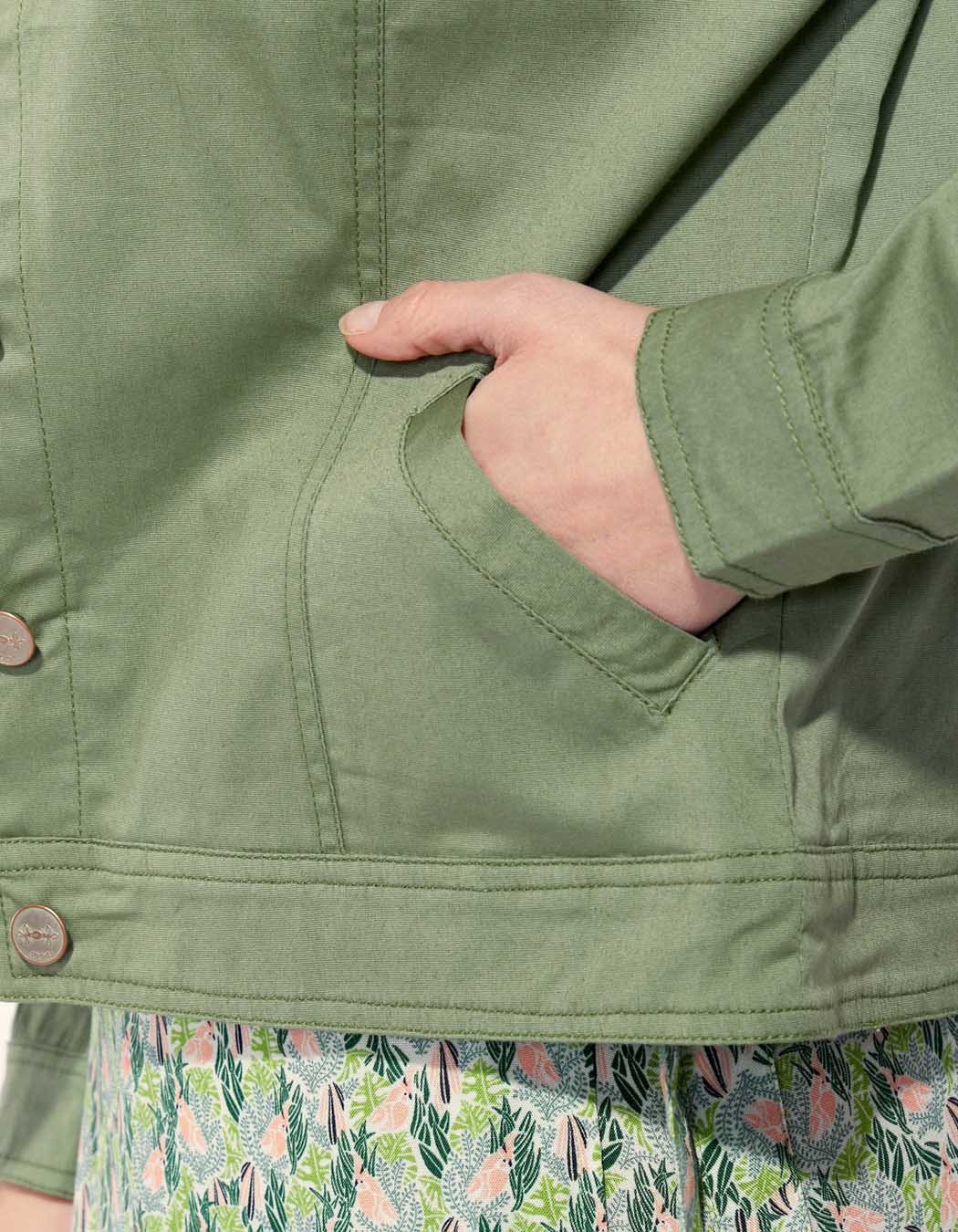 Veste coton esprit blouson ARACELY