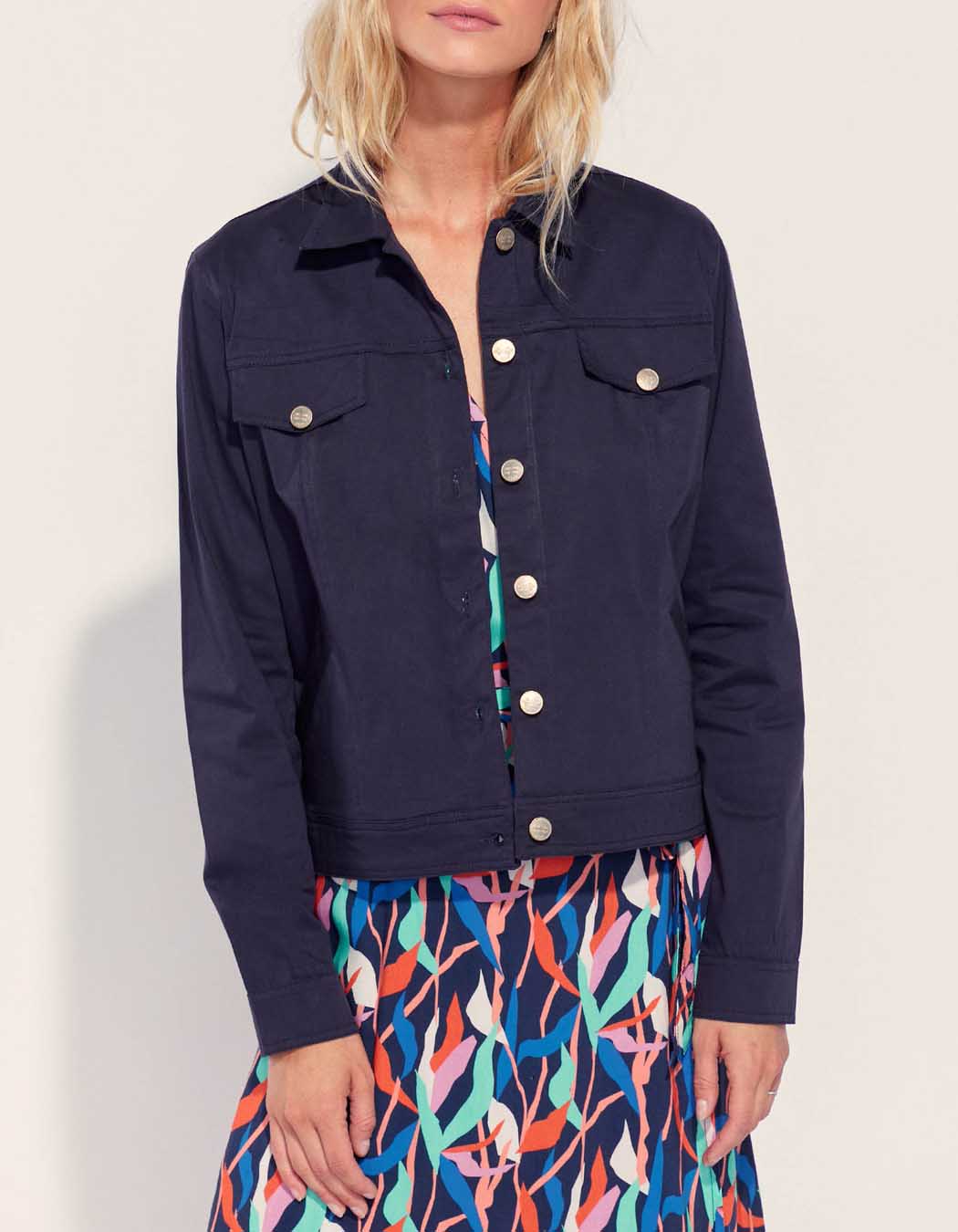 Veste coton esprit blouson ARACELY