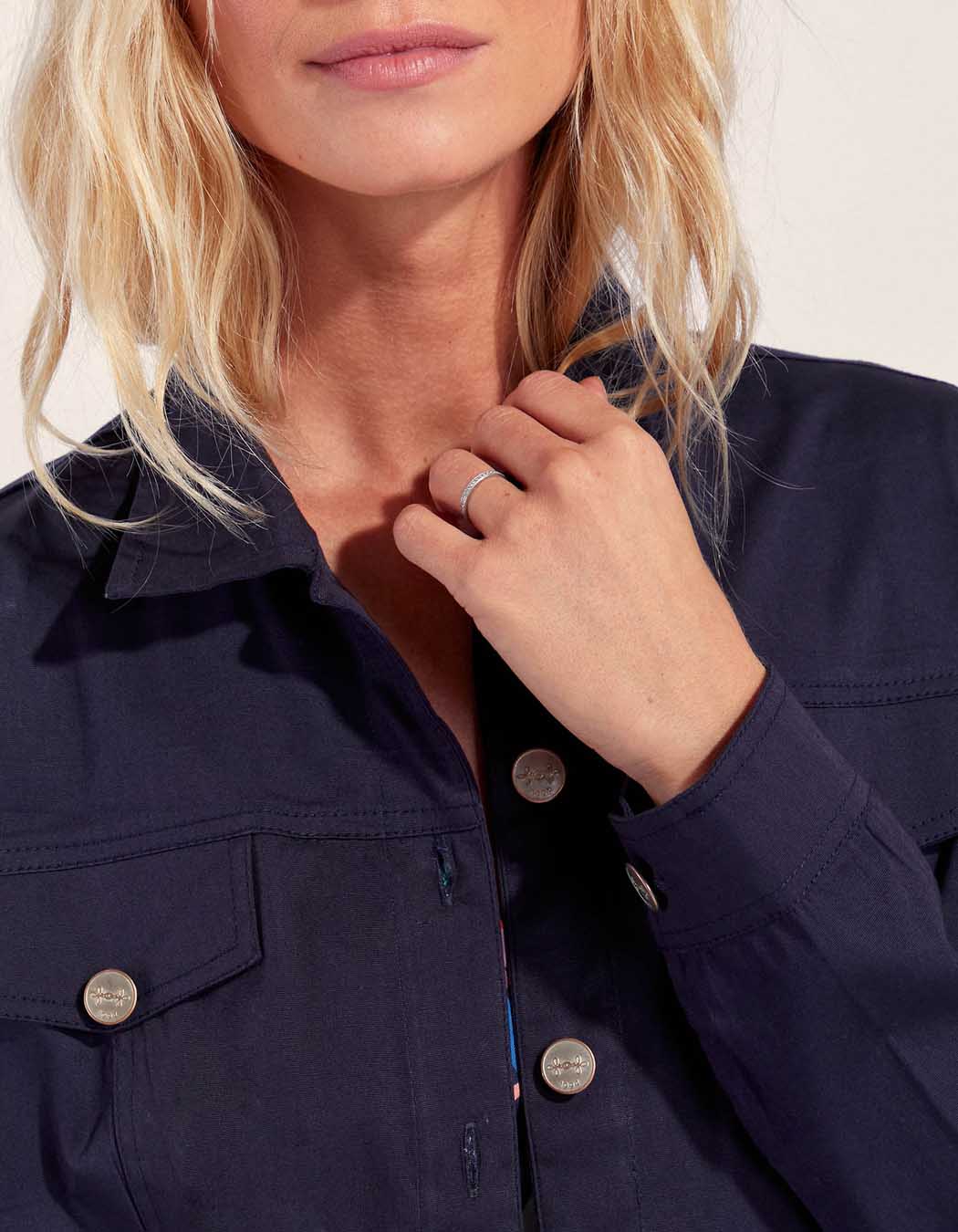 Veste coton esprit blouson ARACELY
