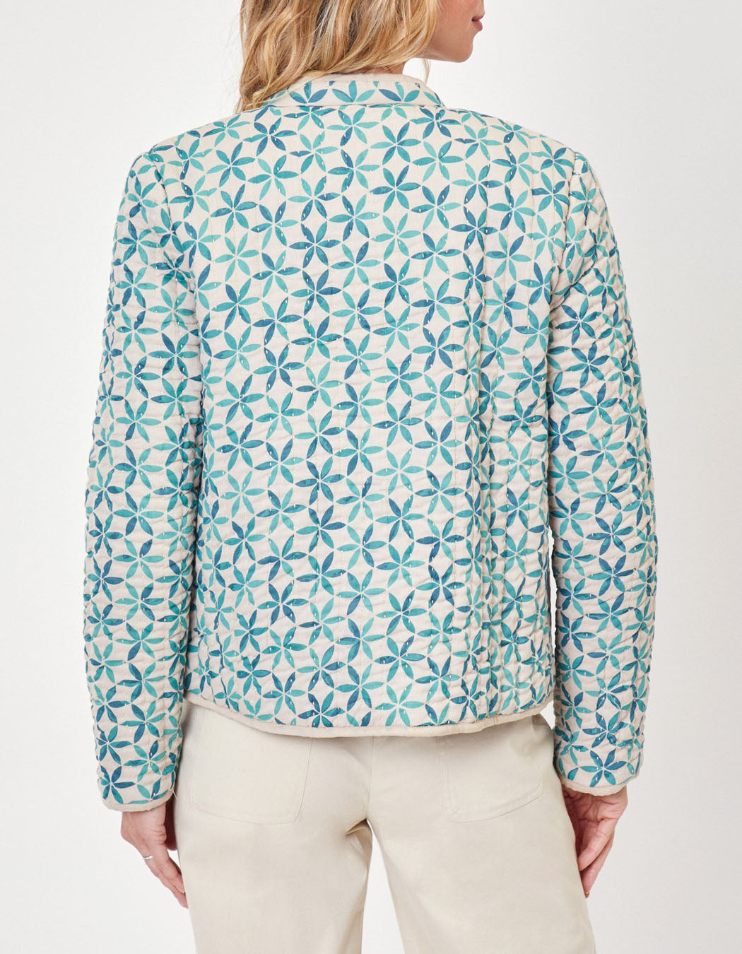 Veste imprimée matelassée coton bio ANETO