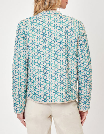 Veste imprimée matelassée coton bio ANETO