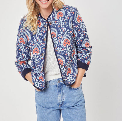 Veste imprimée matelassée coton bio ANETO