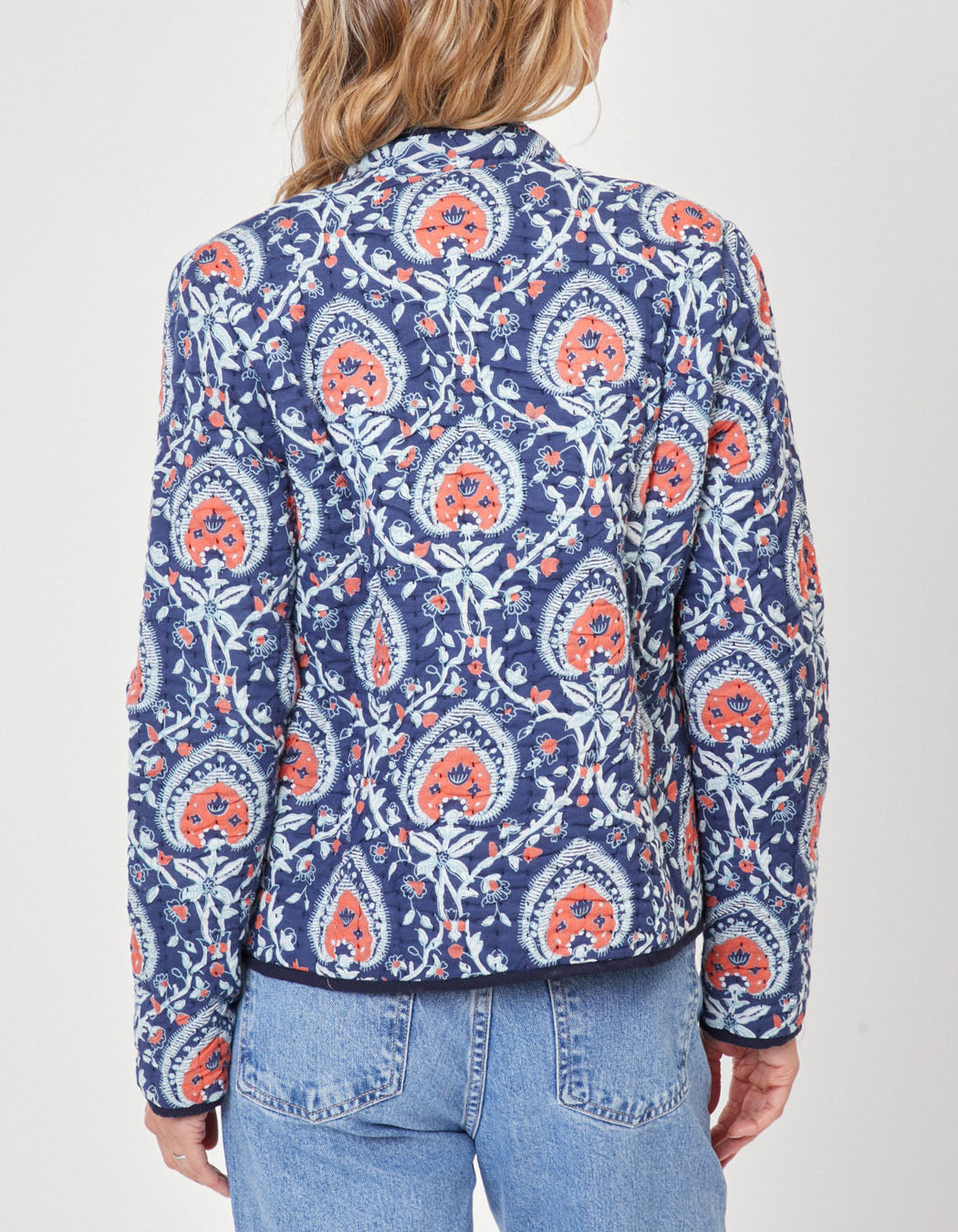 Veste imprimée matelassée coton bio ANETO