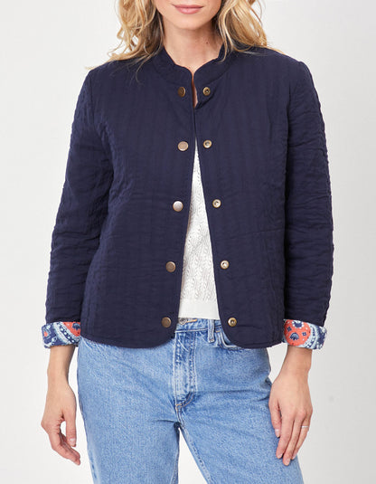 Veste imprimée matelassée coton bio ANETO