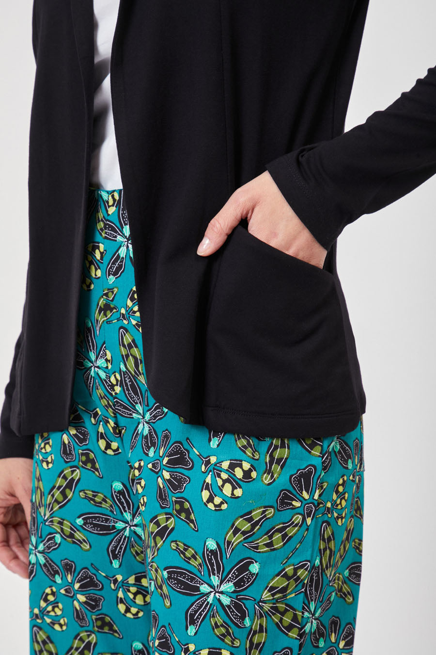 Veste imprimée souple ajustée Ecovero CATLINE