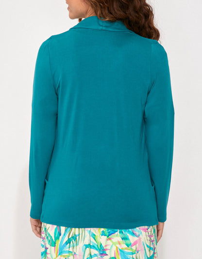 Veste imprimée souple ajustée Ecovero CATLINE