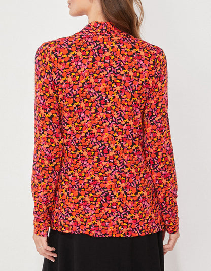 Veste imprimée souple ajustée Ecovero CATLINE