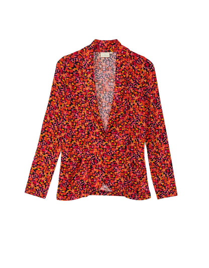 Veste imprimée souple ajustée Ecovero CATLINE
