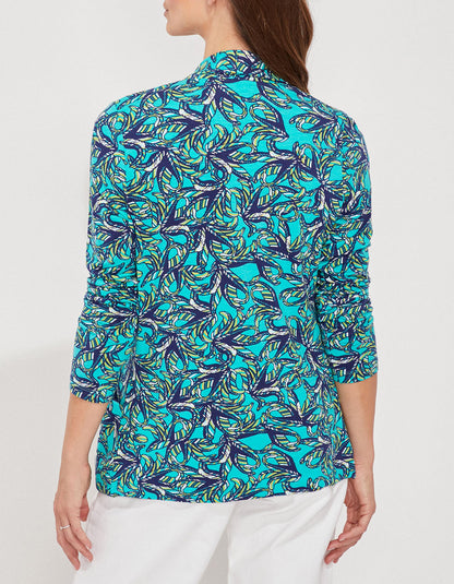 Veste imprimée souple ajustée Ecovero CATLINE