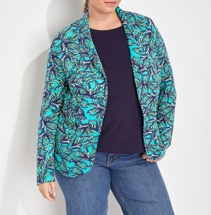 Veste imprimée souple ajustée Ecovero CATLINE